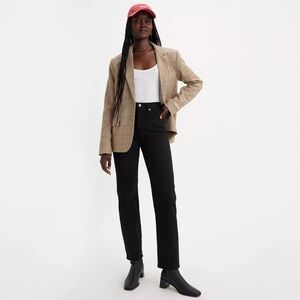 Levi's Black Straight Leg Jeans